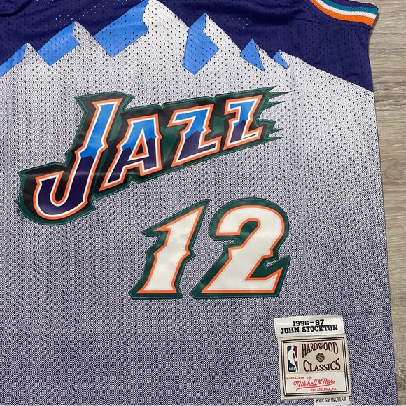 John Stockton jazz jersey retro size Medium - Picture 2 of 7